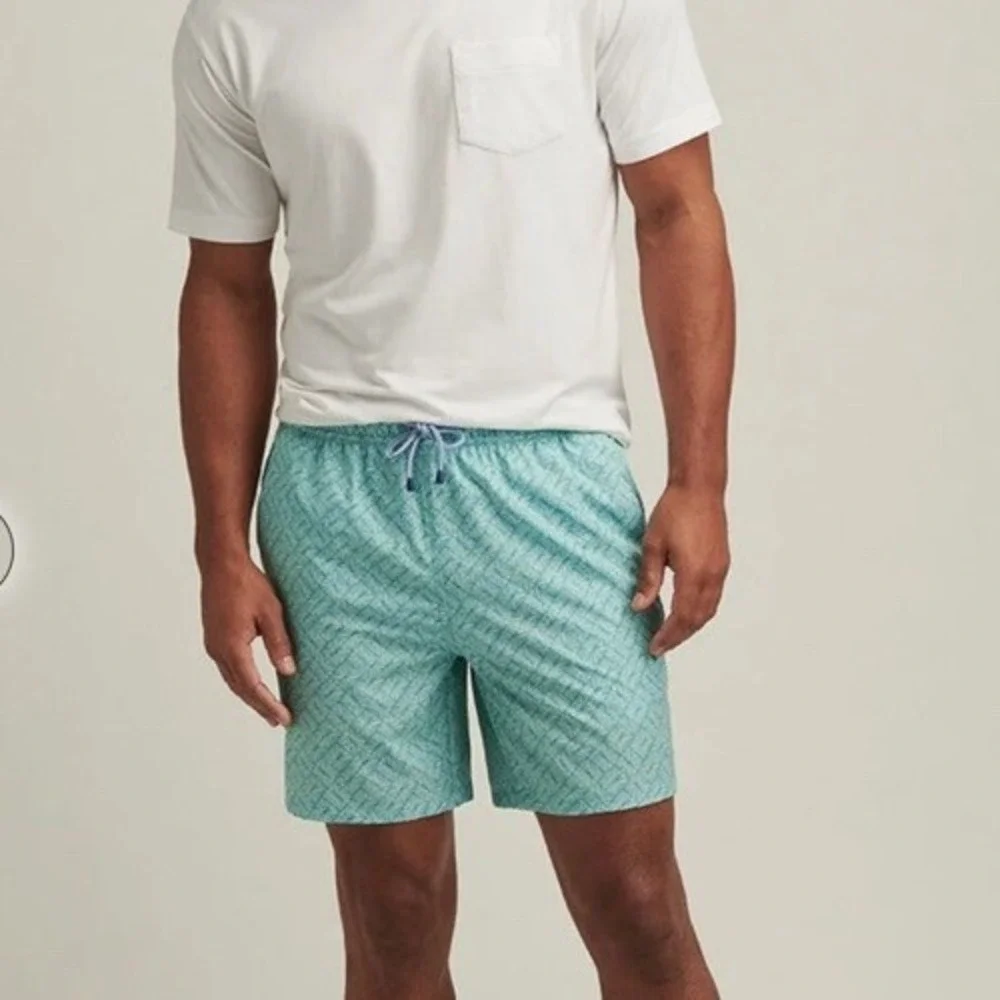 Peter Millar Ivy Swim Trunk New w/ Koozie‎ XXL